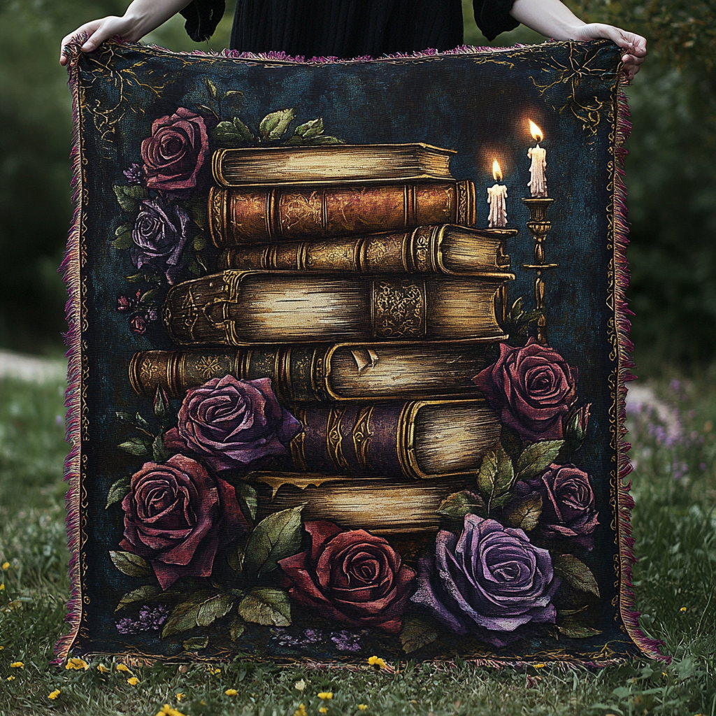 Mystic Garden Quilted Throw