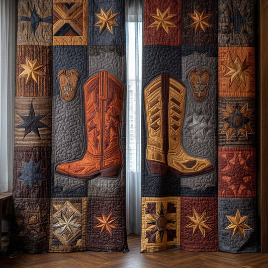 Rodeo Patchwork Quilted Curtains