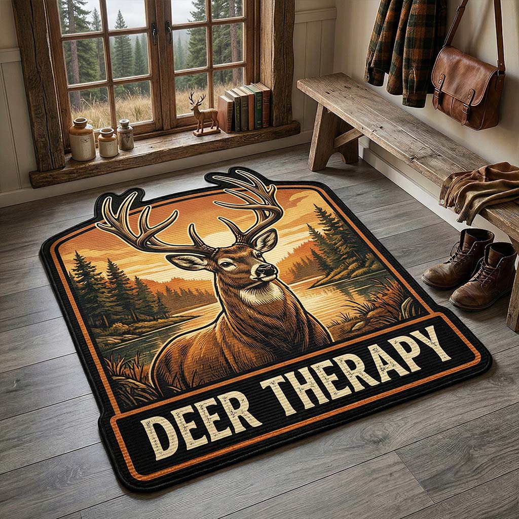 Alpine Silhouette Decorative Area Rug