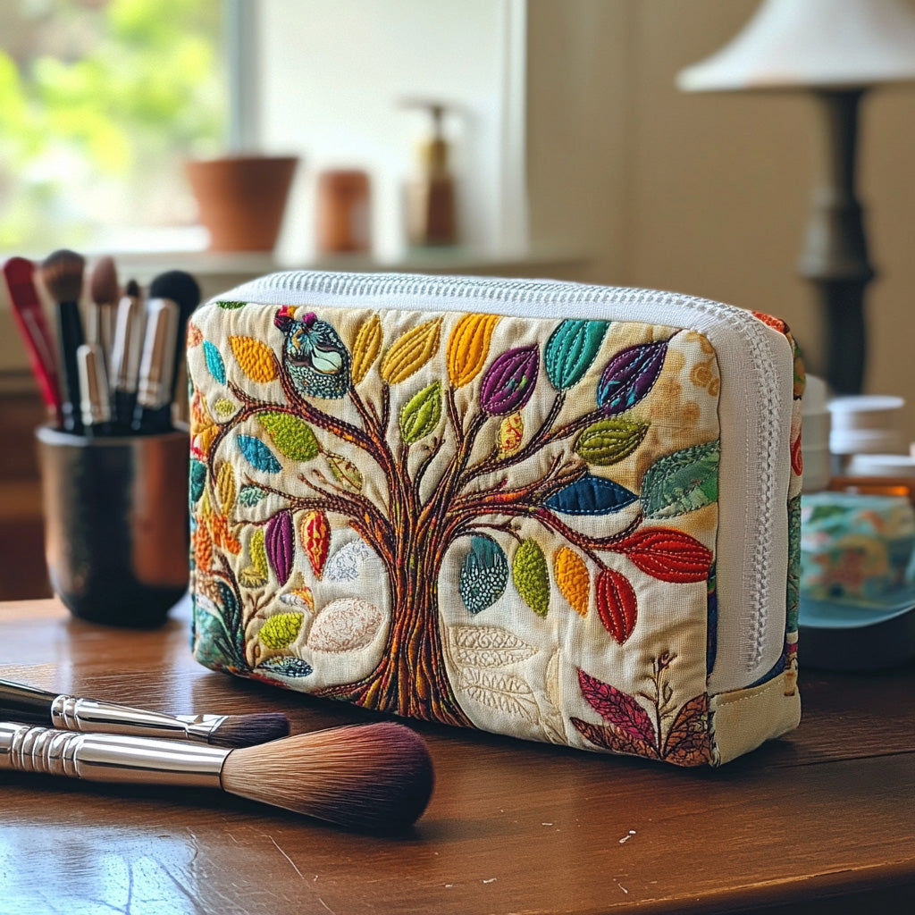 Tree of Life Quilted Toiletry Bag – Krista