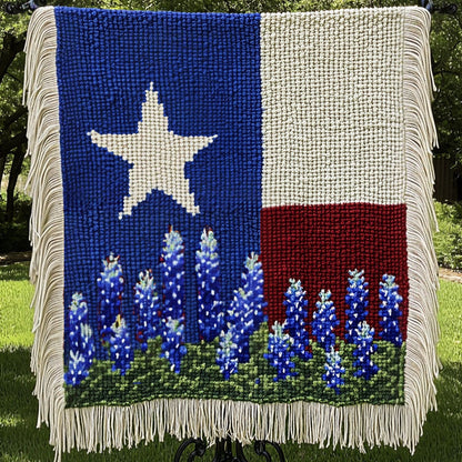 Wild Flower Roots Quilted Throw