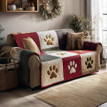 with Legs Christmas Quilted Sofa Cover – Lavonne