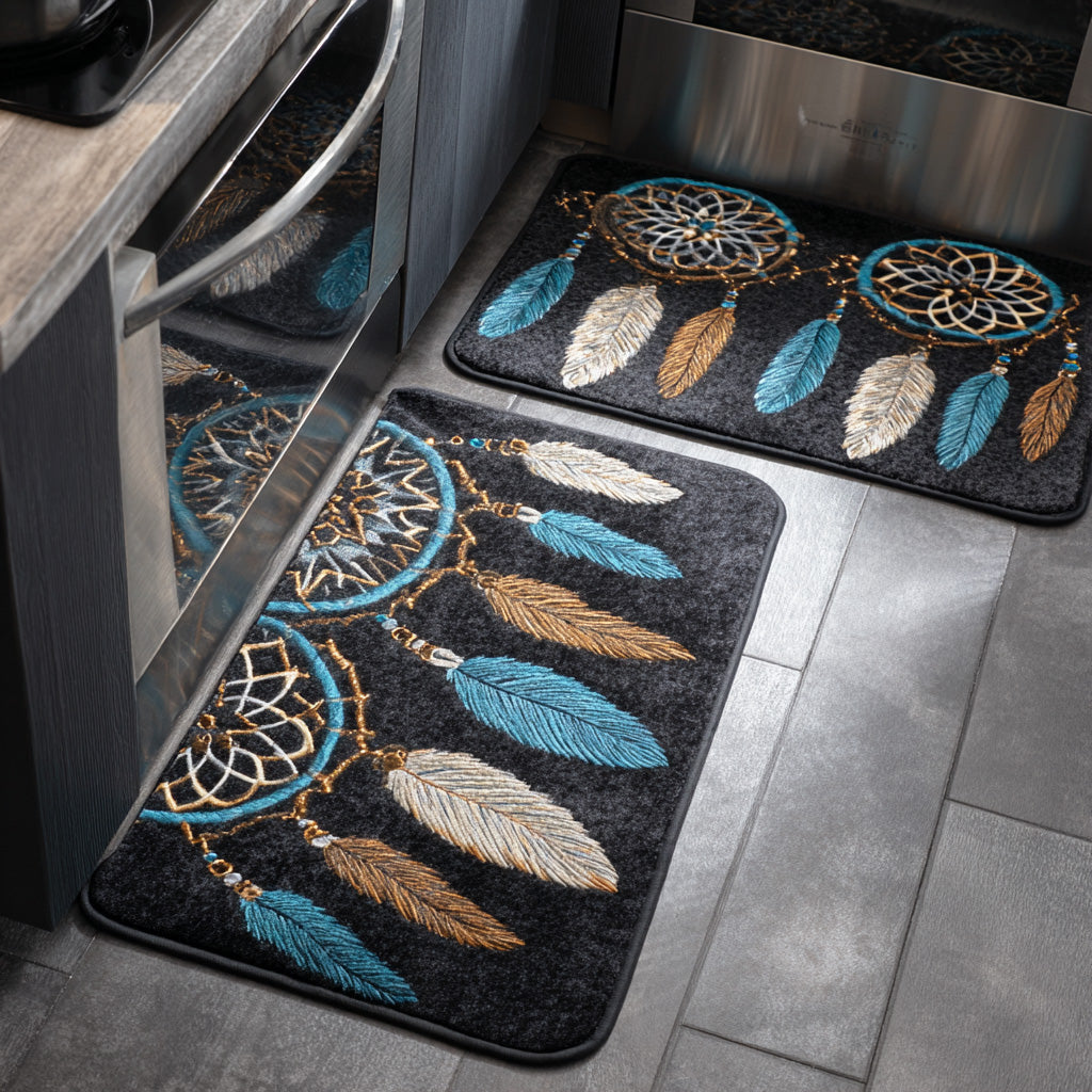 Dreamcatcher Sky 2-Piece Kitchen Mat Set