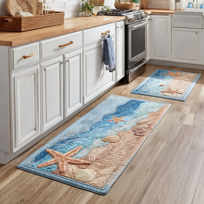 Calming Sea 2-Piece Kitchen Mat Set