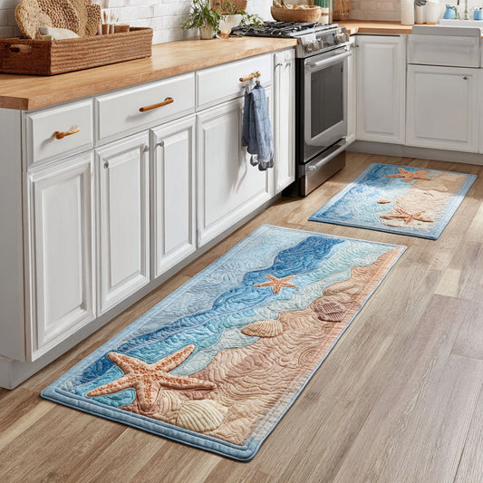 Calming Sea 2-Piece Kitchen Mat Set