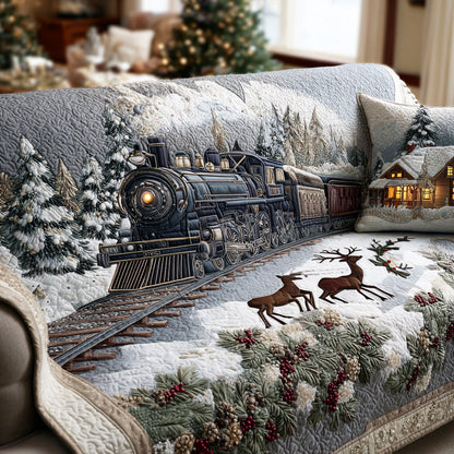 Pattern Polar Quilted Sofa Cover