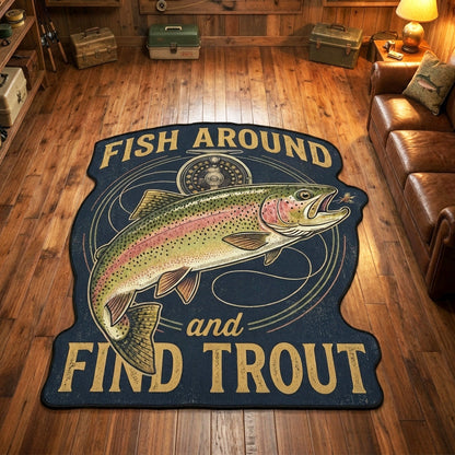 Trout Shaped Area Rug