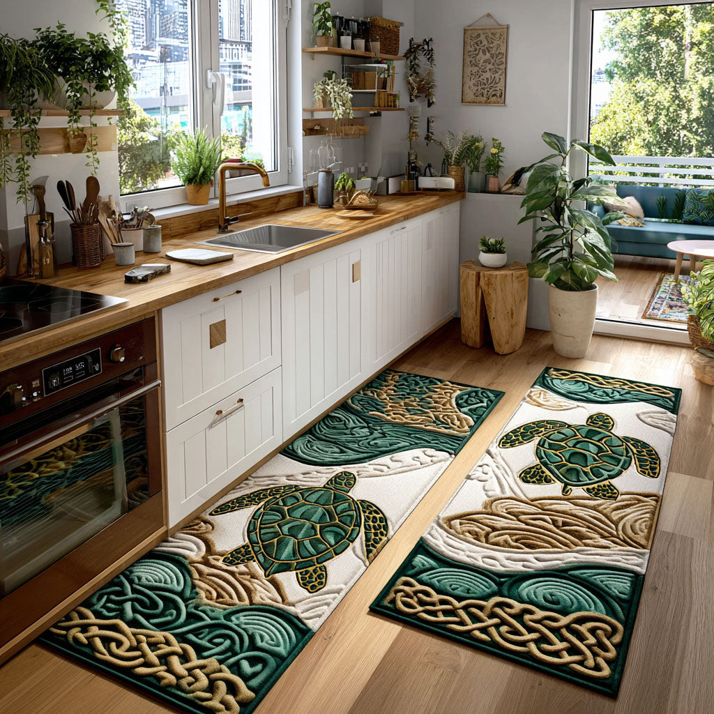 Coral Reef 2-Piece Kitchen Mat Set