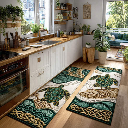 Coral Reef 2-Piece Kitchen Mat Set
