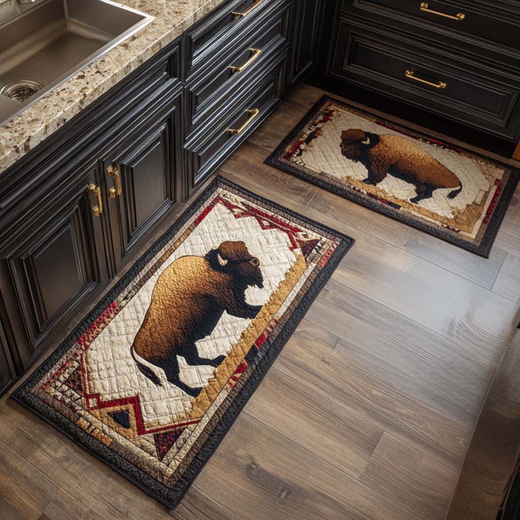 Spirit Bison 2-Piece Kitchen Mat Set – Lindsay