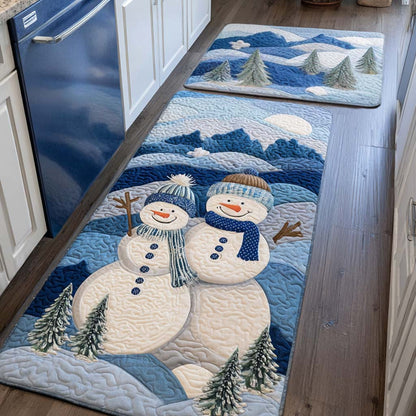 Snowy Winter Cheer 2-Piece Kitchen Mat Set – Litzy