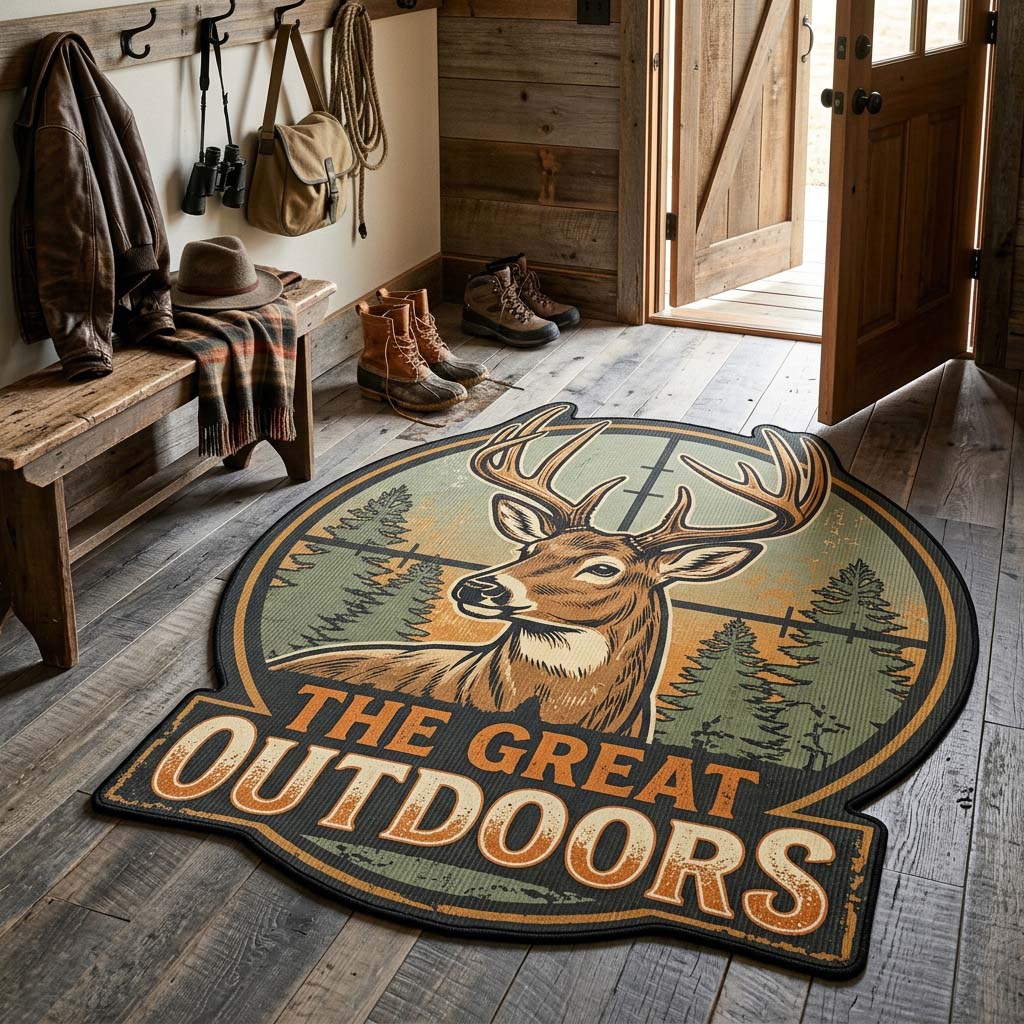 Amber Wilderness Decorative Area Rug