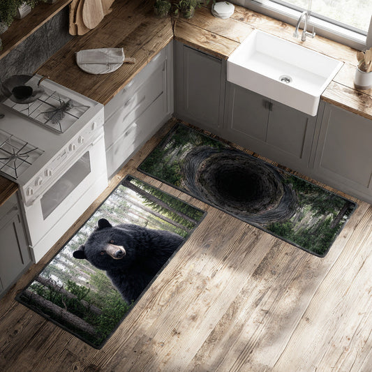 Wild Mountains 2-Piece Kitchen Mat Set