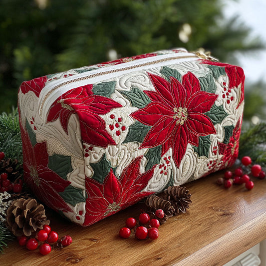 Christmas Star Quilted Toiletry Bag