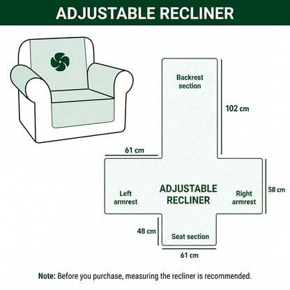 Bear and Chalet Quilted Sofa Cover