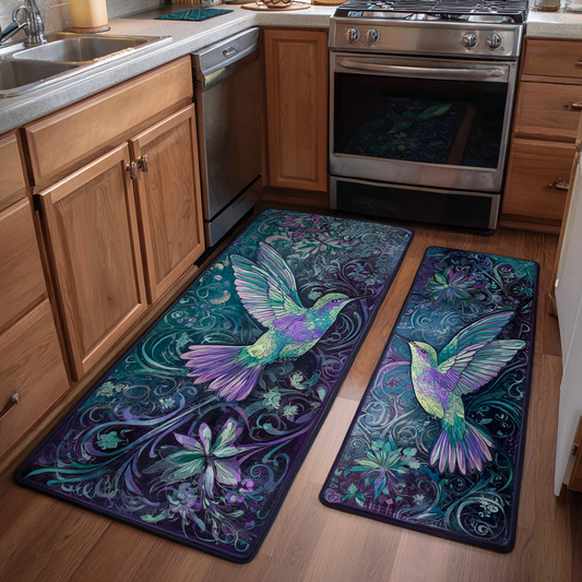 Hummingbird Garden 2-Piece Kitchen Mat Set – Marely