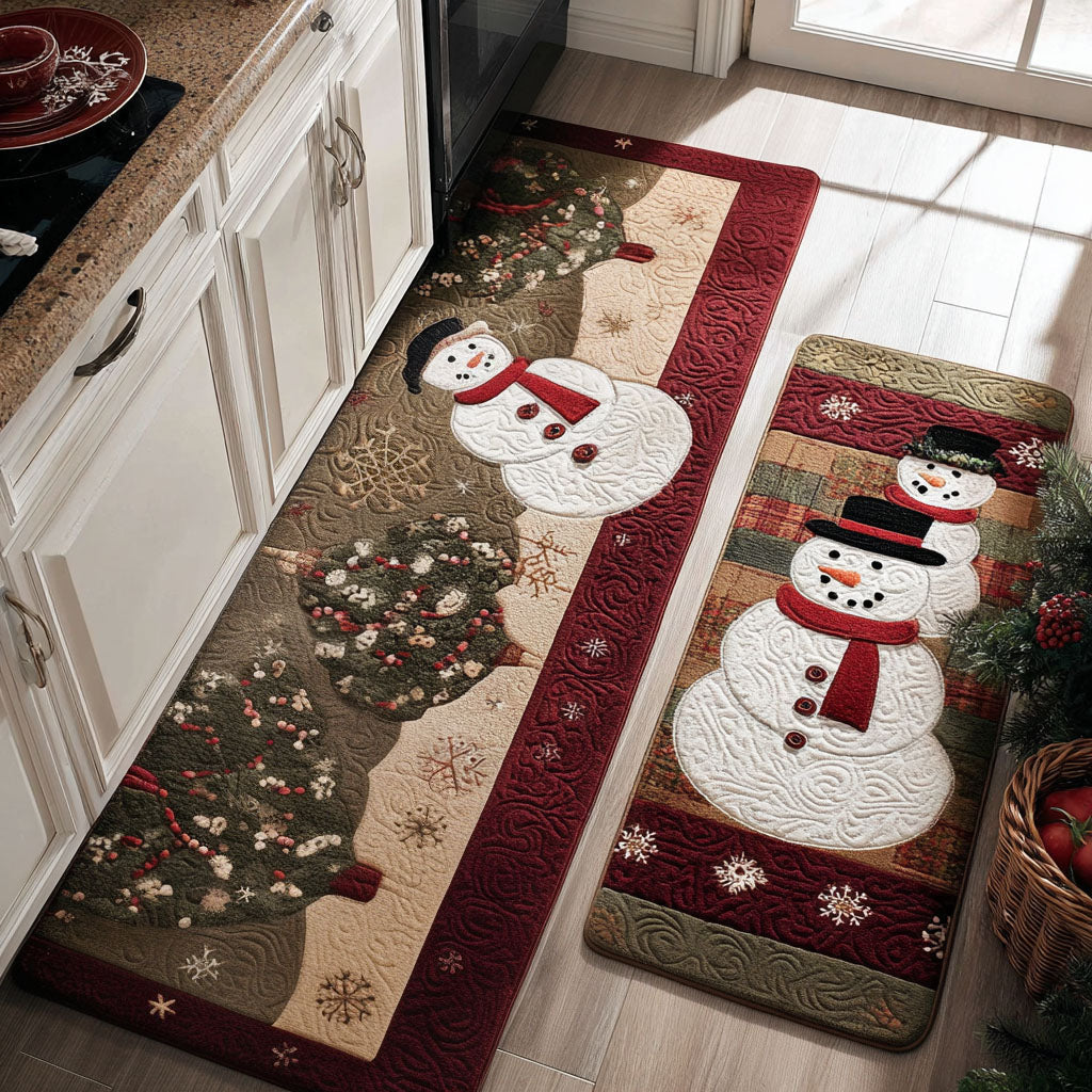 Winter Cheer 2-Piece Kitchen Mat Set – Mariam