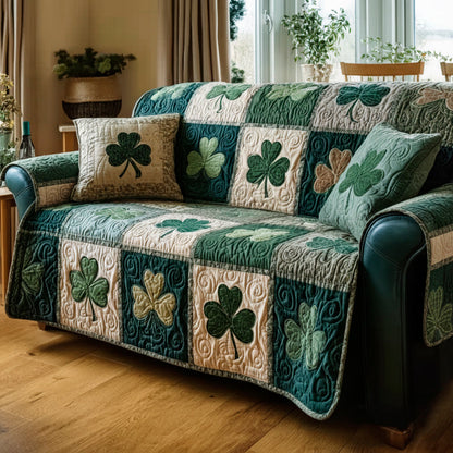 Celtic Antique Pattern Quilted Sofa Cover