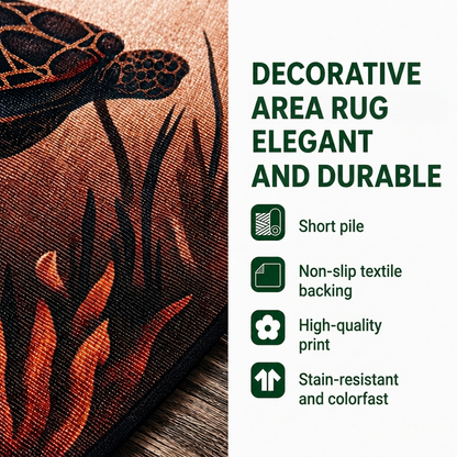 Amber Bison Decorative Area Rug