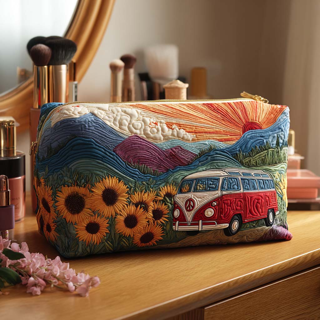 Nature Trip Quilted Toiletry Bag