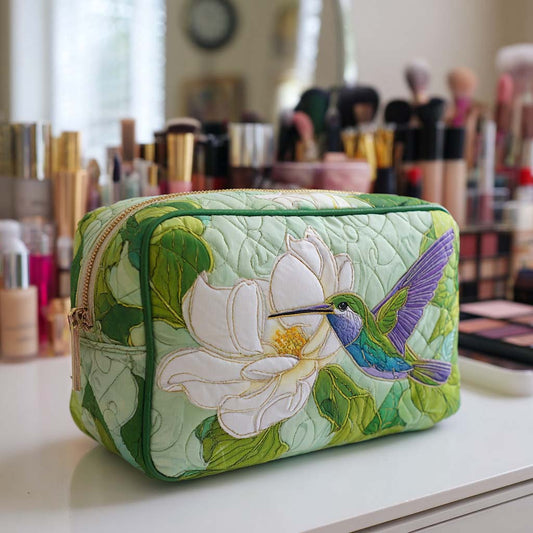 Refined Petals Quilted Toiletry Bag