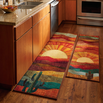 Desert Chic 2-Piece Kitchen Mat Set
