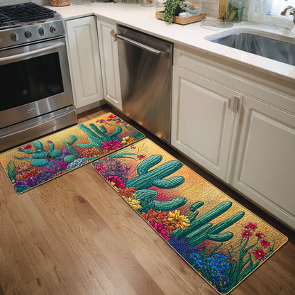 Sunset 2-Piece Kitchen Mat Set