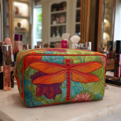 Thorns and Flowers Quilted Toiletry Bag