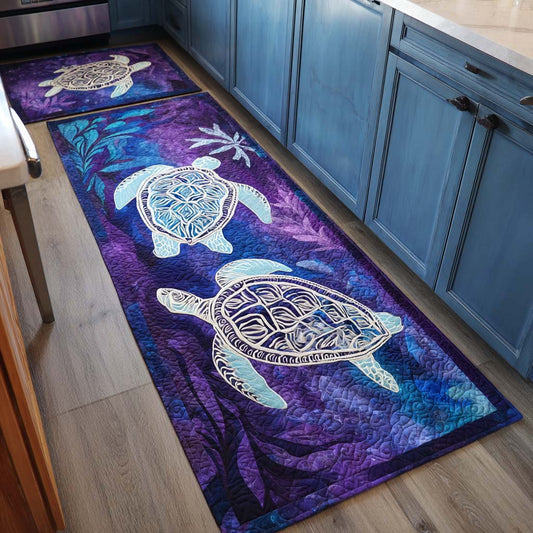 Deep Seabed 2-Piece Kitchen Mat Set