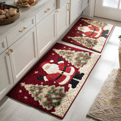 Santa Claus 2-Piece Kitchen Mat Set – Mikayla