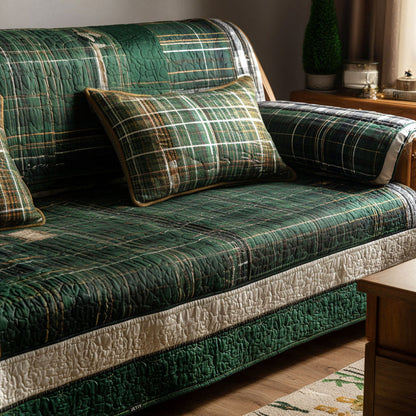 Embrace Warm Quilted Sofa Cover