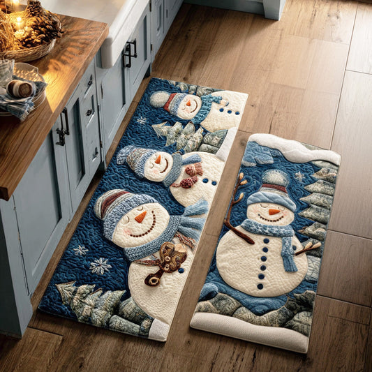 Classic Winter 2-Piece Kitchen Mat Set – Milan
