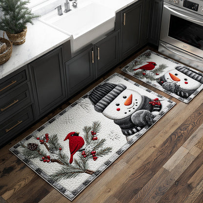 Morning Frost 2-Piece Kitchen Mat Set