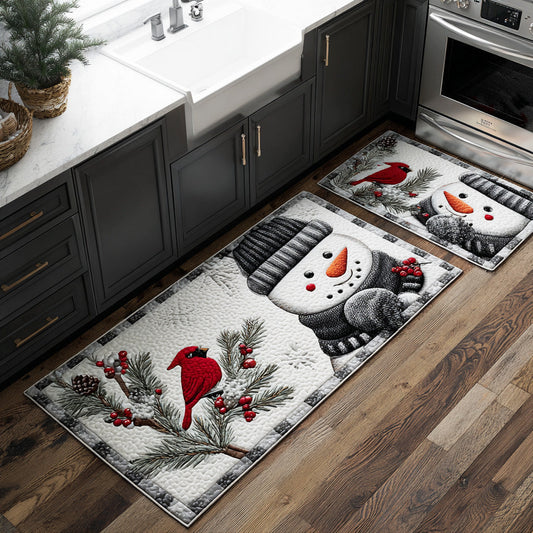 Morning Frost 2-Piece Kitchen Mat Set