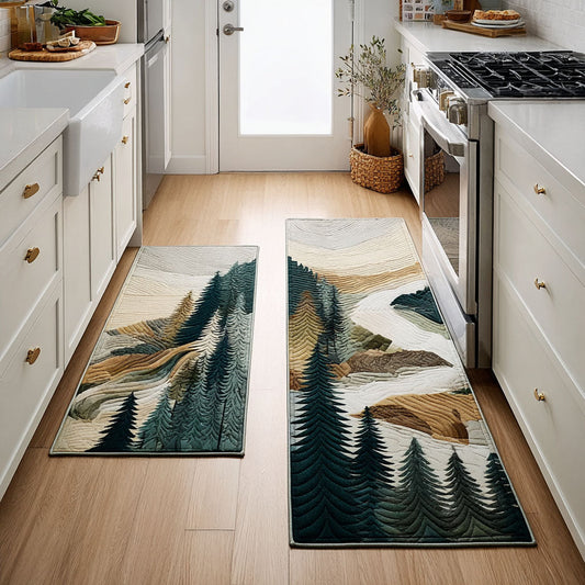 Lush Forest 2-Piece Kitchen Mat Set