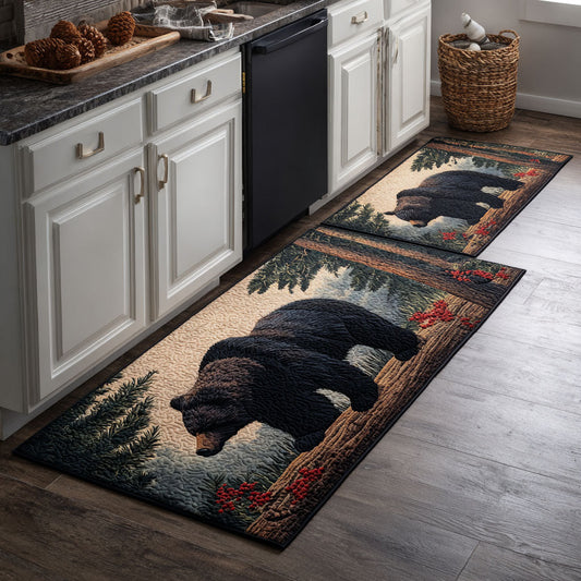 Bear in the Wild 2-Piece Kitchen Mat Set