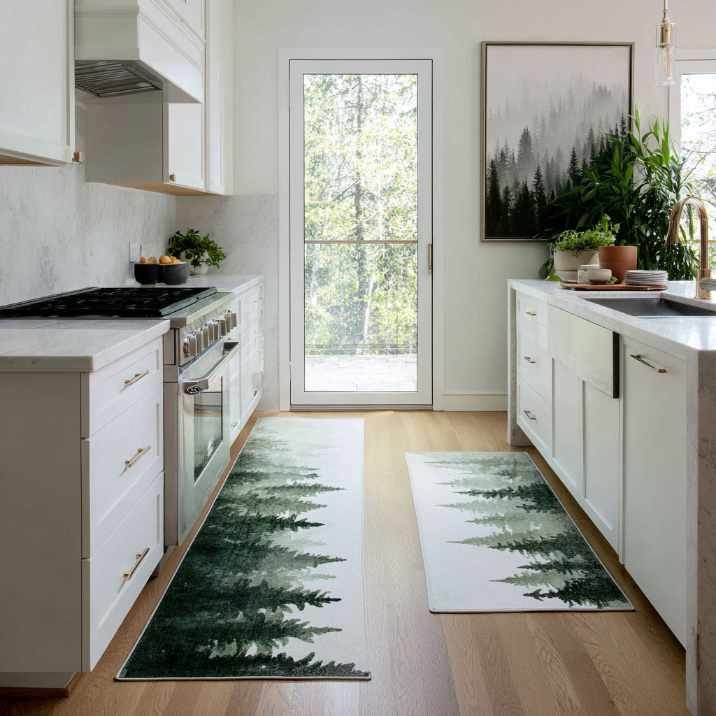 Calm Valley 2-Piece Kitchen Mat Set