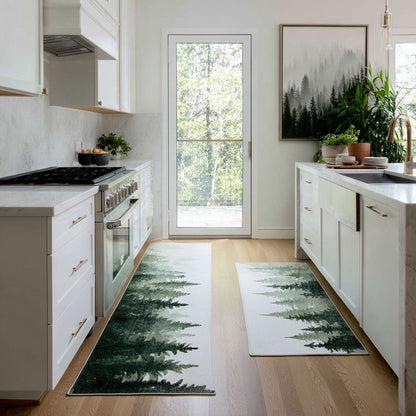 Calm Valley 2-Piece Kitchen Mat Set