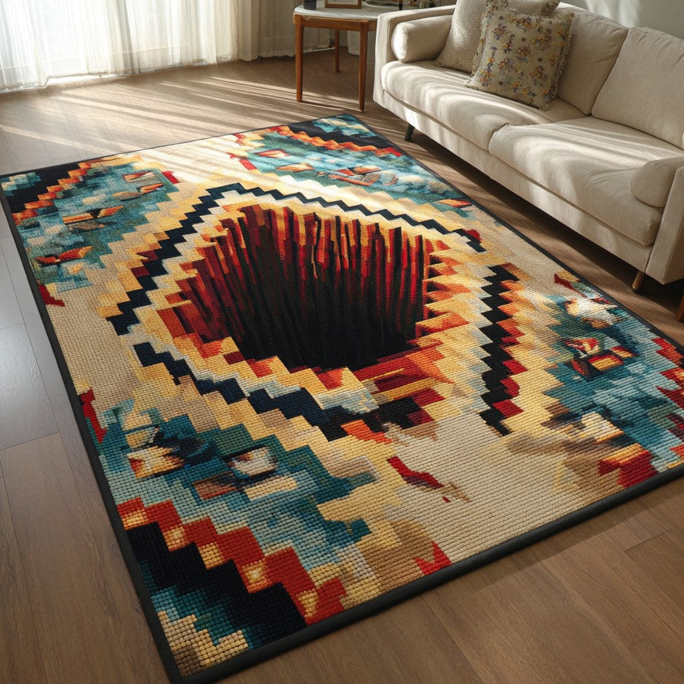 Amber Sun Decorative Area Rug