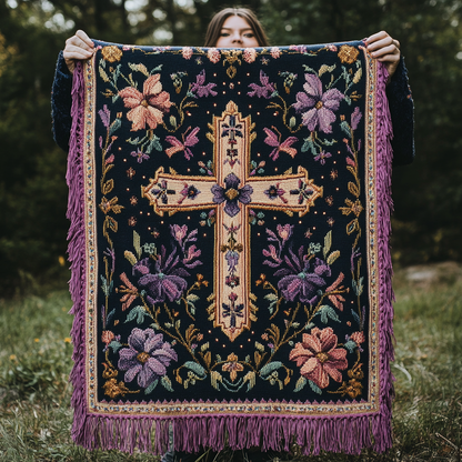 Garden of Grace Quilted Throw