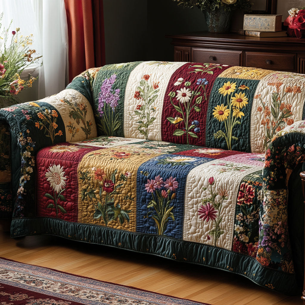 Cozy Quilted Sofa Cover – Ofelia