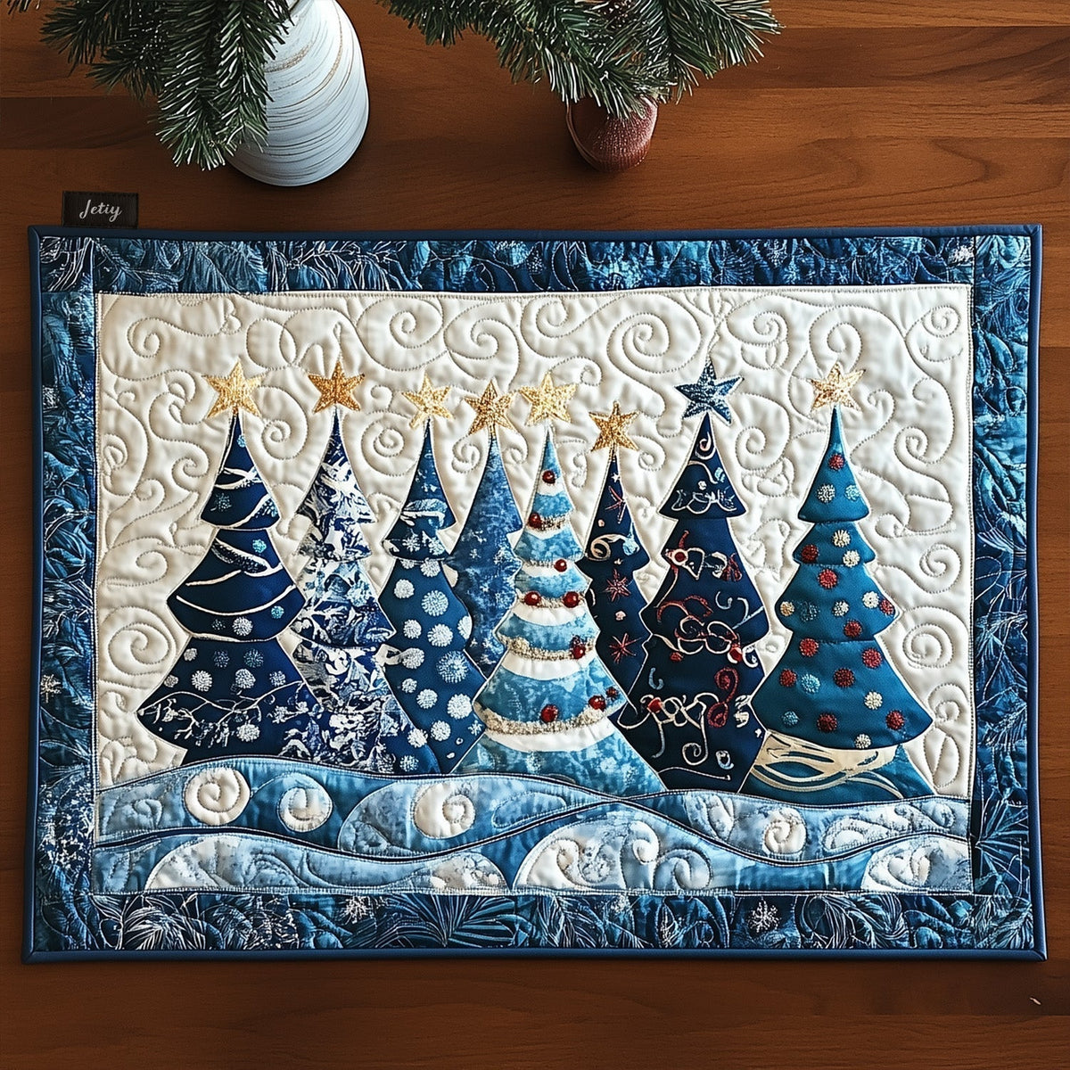 Magical Christmas Quilted Placemats