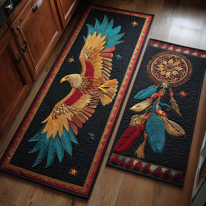 Wild Eagle 2-Piece Kitchen Mat Set