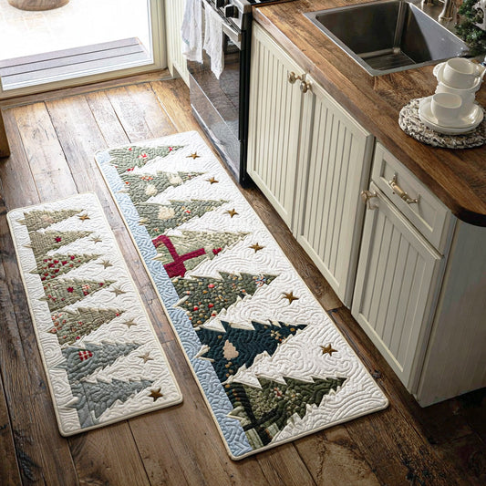 Christmas in the Forest 2-Piece Kitchen Mat Set