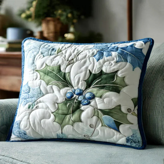 Clocks by Moonlight Quilted Pillow Sham
