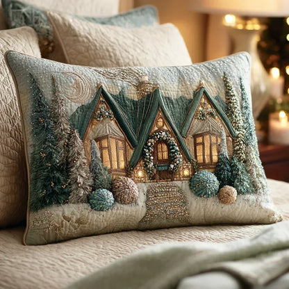 Crystal Morning Quilted Pillow Sham