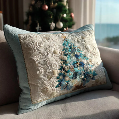 Festive Shimmer Quilted Pillow Sham