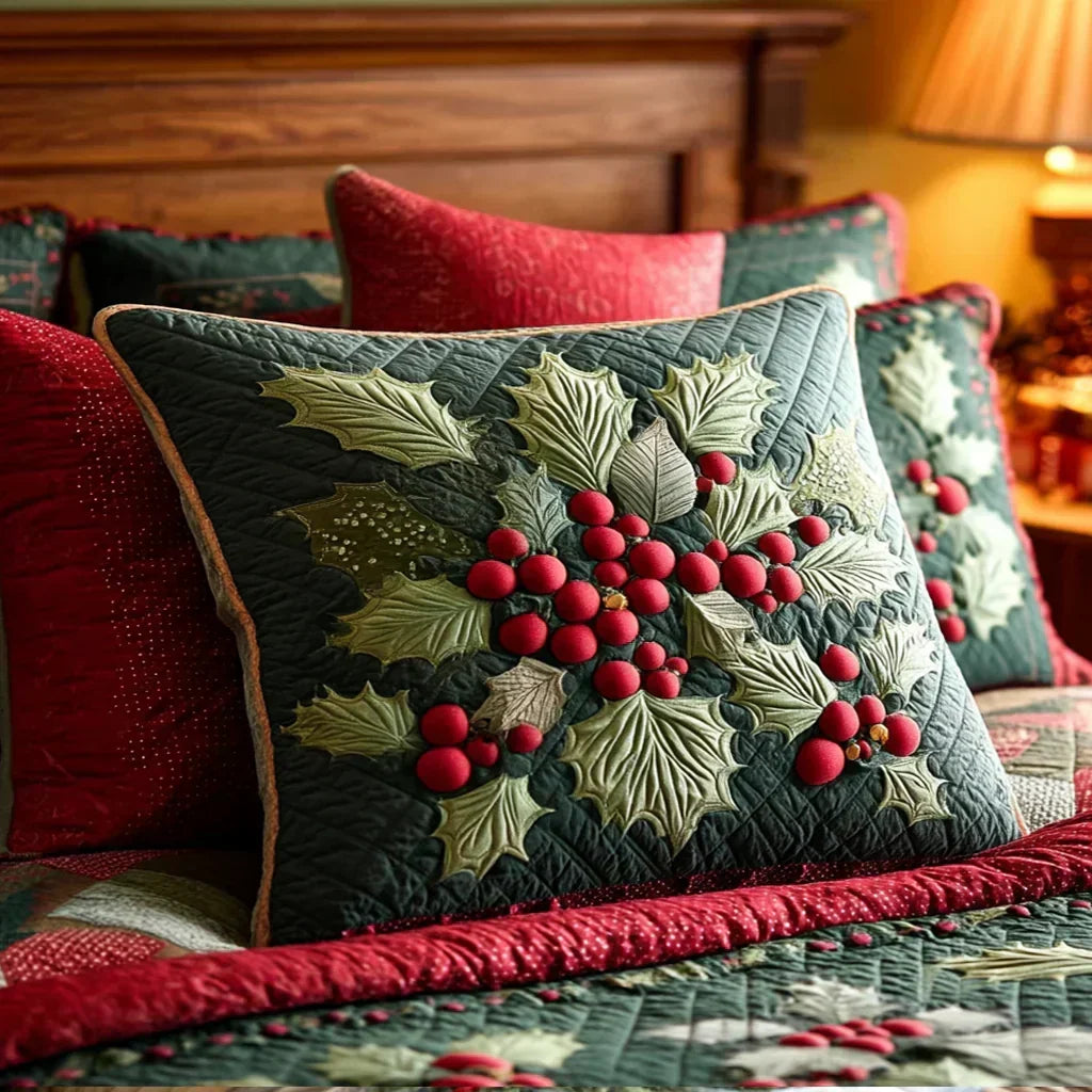 Holly Quilted Pillow Sham