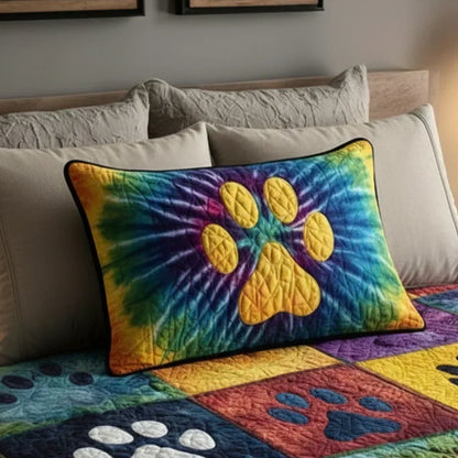 Loving Paws Quilted Pillow Sham