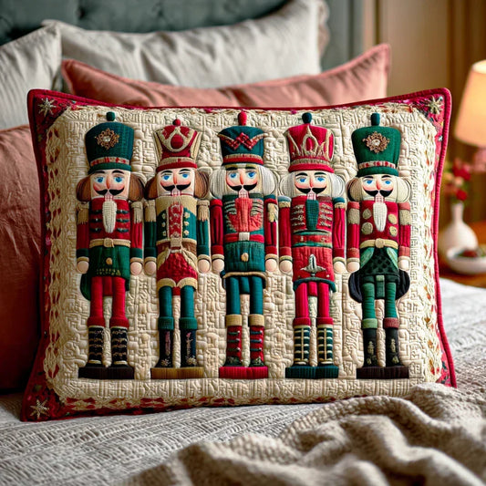 Nutcracker Show Quilted Pillow Sham